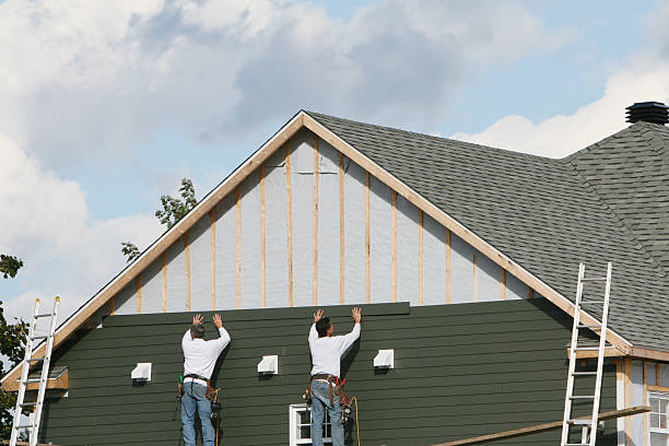 Professional Siding Repair technician working in Wycombe, PA